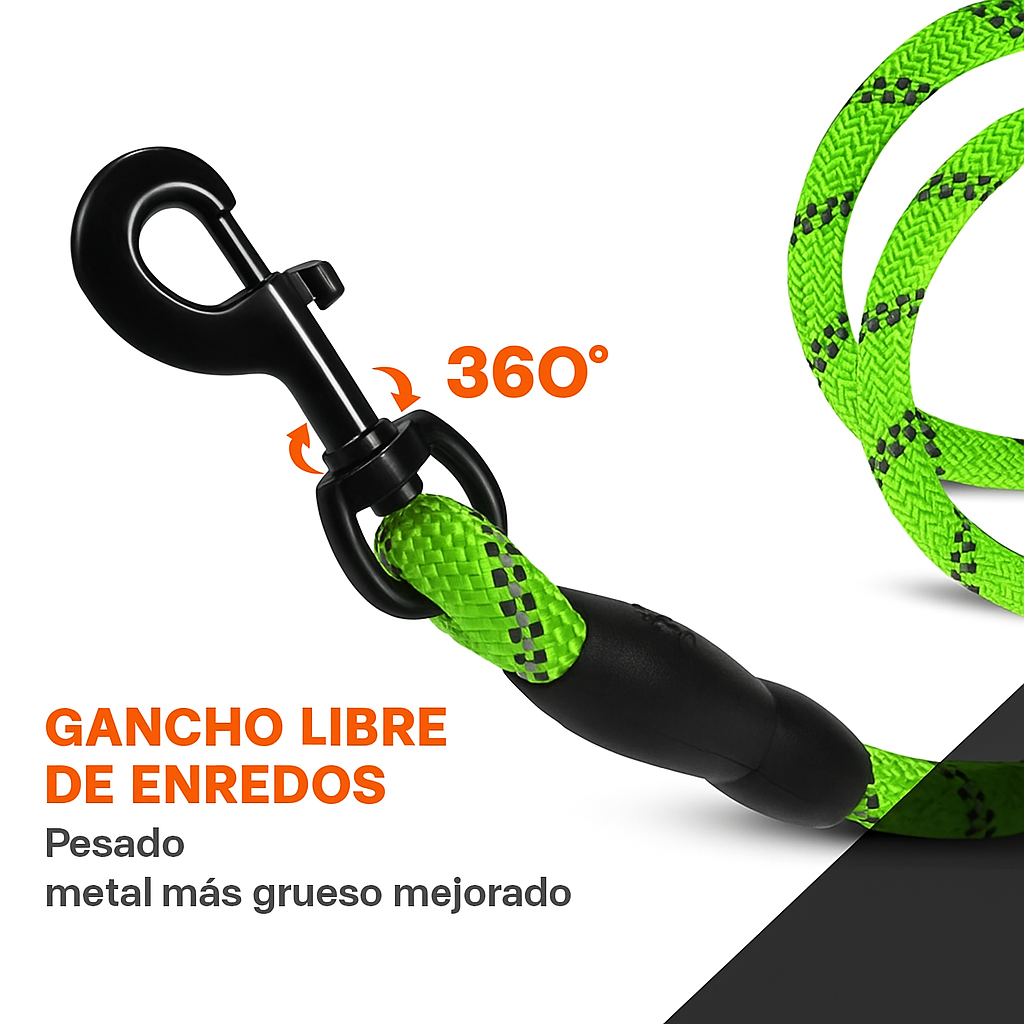 Correa Reflectiva de Alta Resistencia para Perros