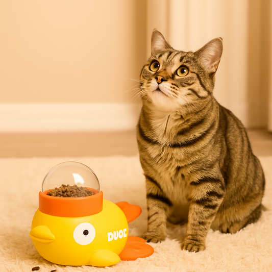 Jueguete dispensador de comida para mascota