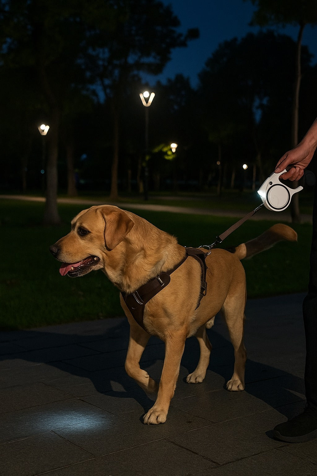 Correa Retractil Petdreams anti residuos