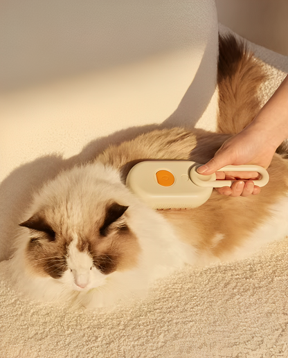 Cepillo saca pelos a vapor