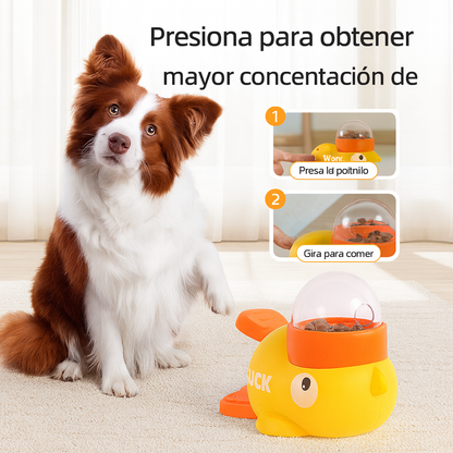 Jueguete dispensador de comida para mascota