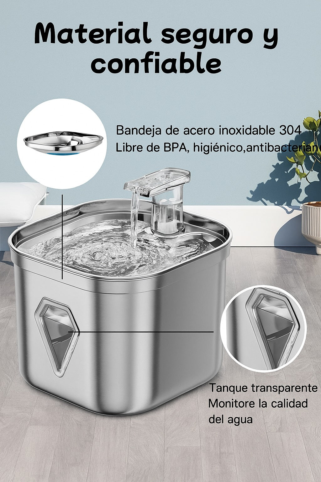 Bebedero Automatico Premium para Perros y Gatos | Hidratación constante