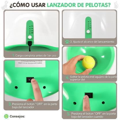 Lanza Pelotas Automatico Petdreams
