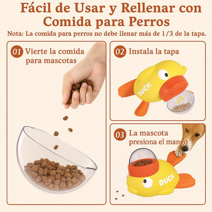 Jueguete dispensador de comida para mascota