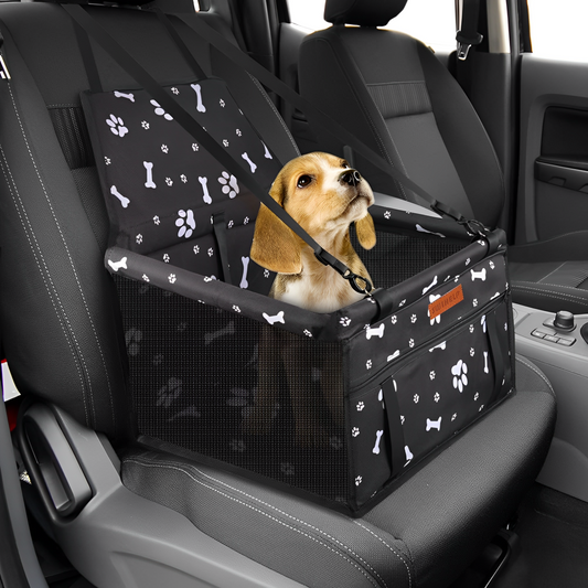 Asiento de coche antisuciedad y comodidad para mascotas