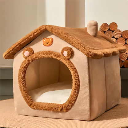 Casa plegable de lujo para mascotas