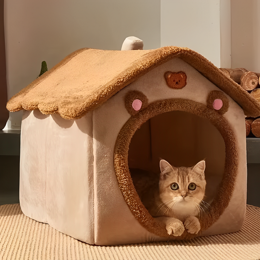 Casa plegable de lujo para mascotas