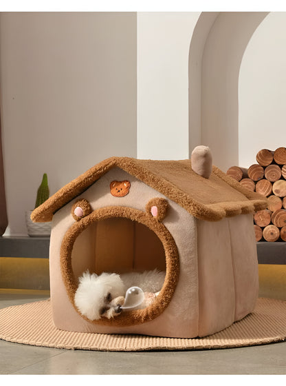 Casa plegable de lujo para mascotas